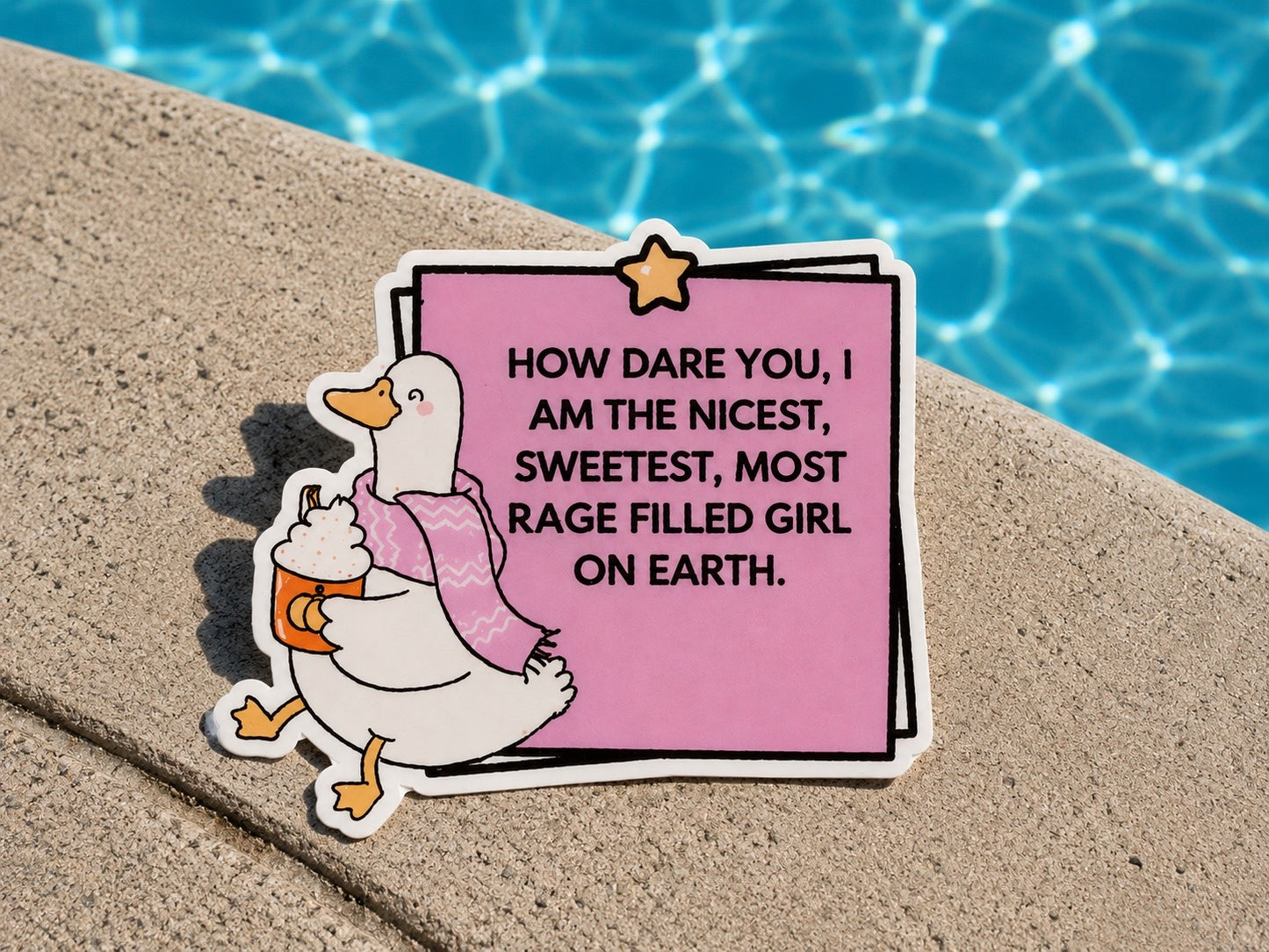 How Dare You Sticker 3”