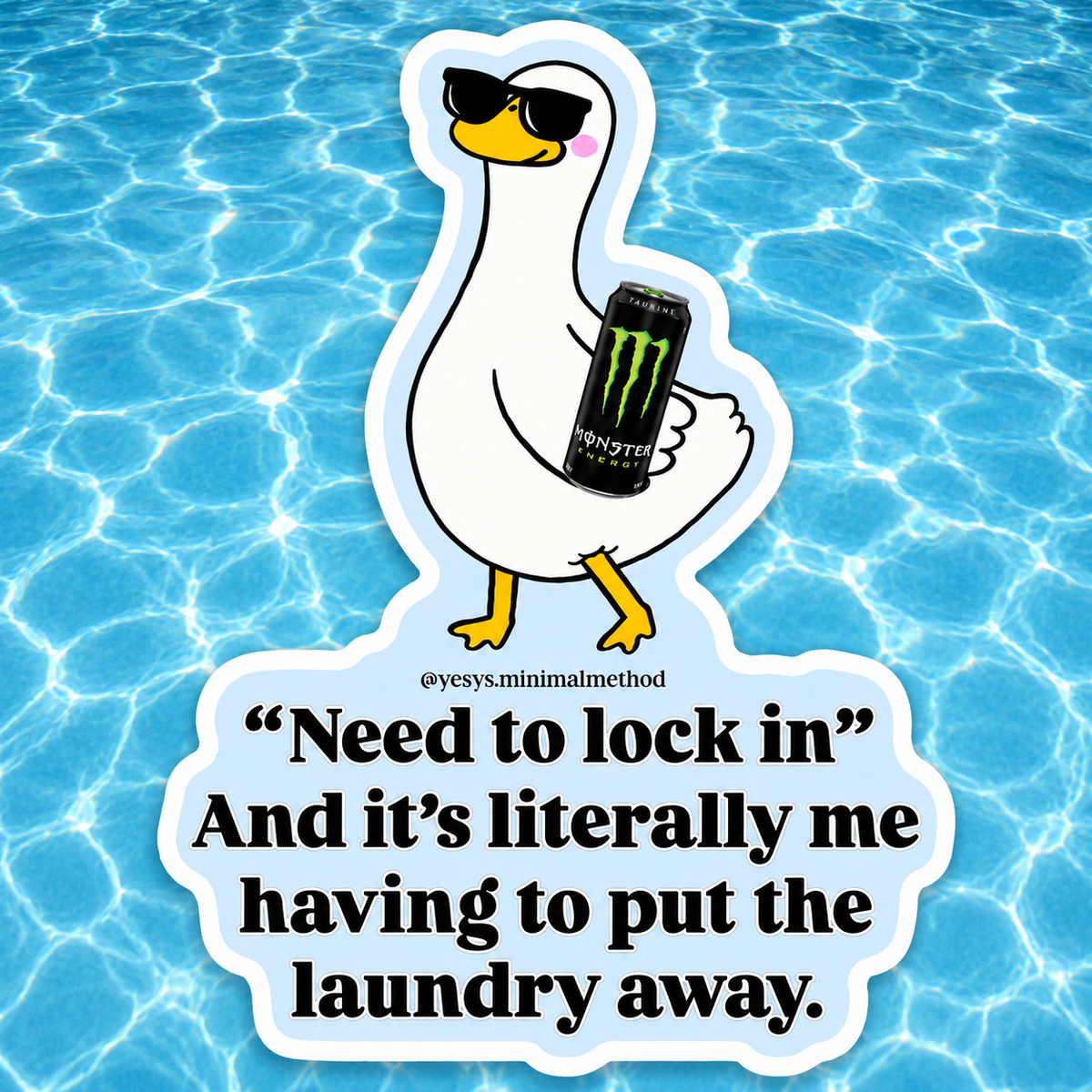 Need To Lock In Sticker 3"