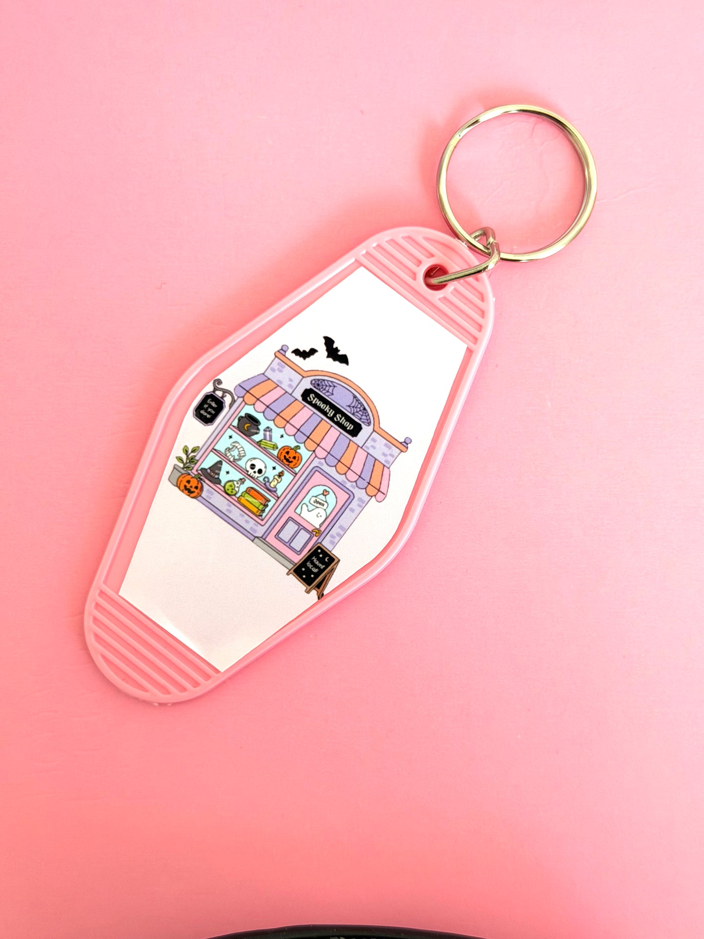 Haunted Cute House Keychain