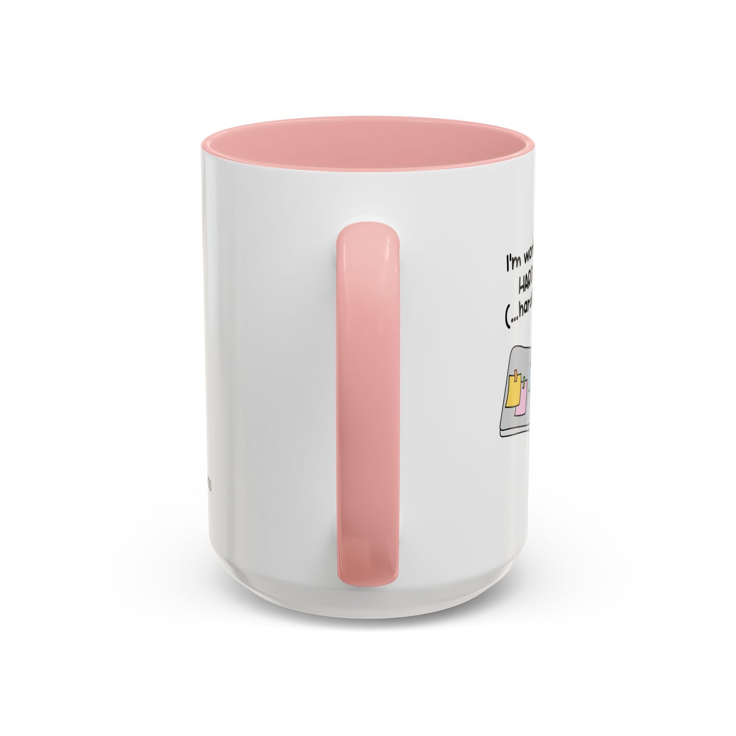 I'm working hard mug