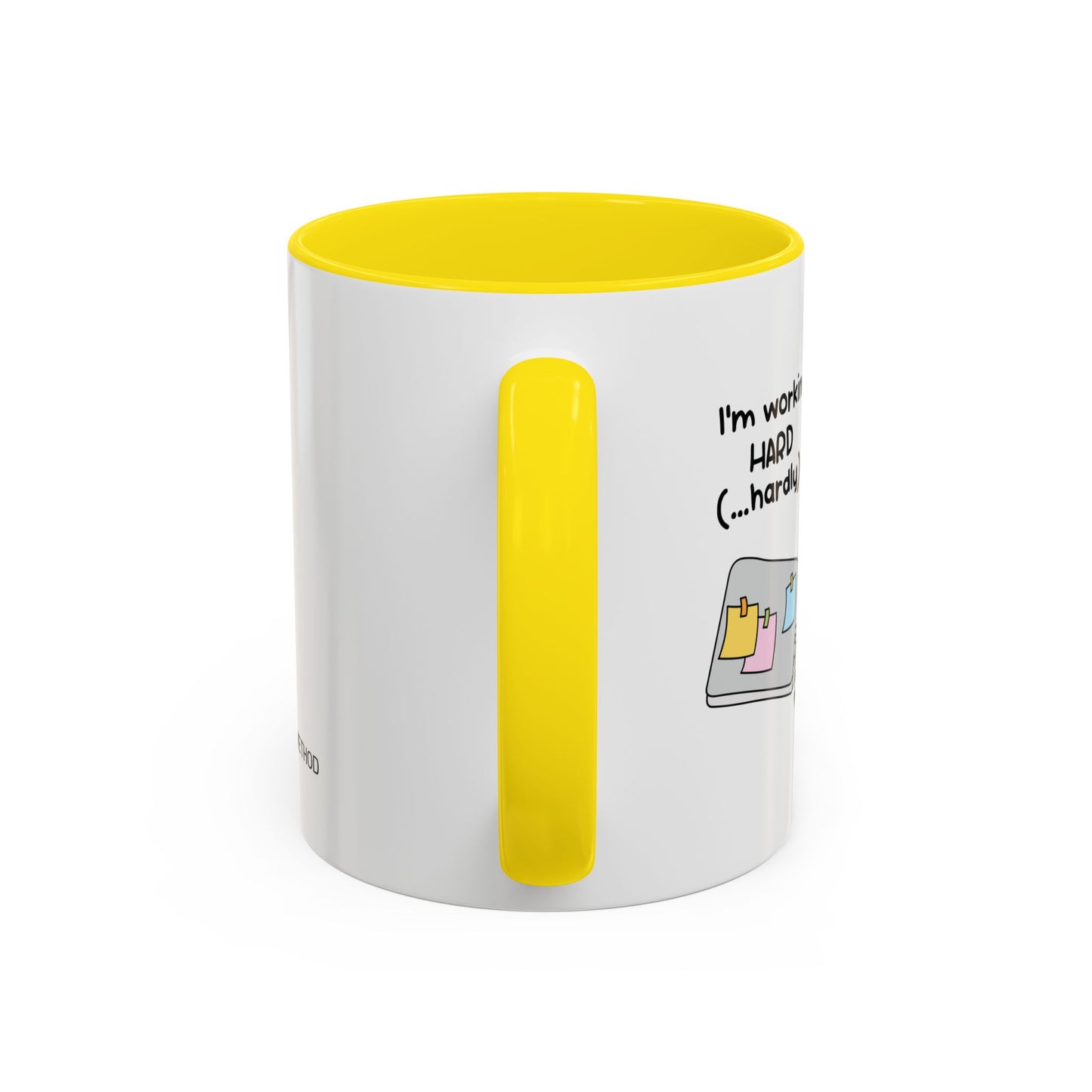 I'm working hard mug