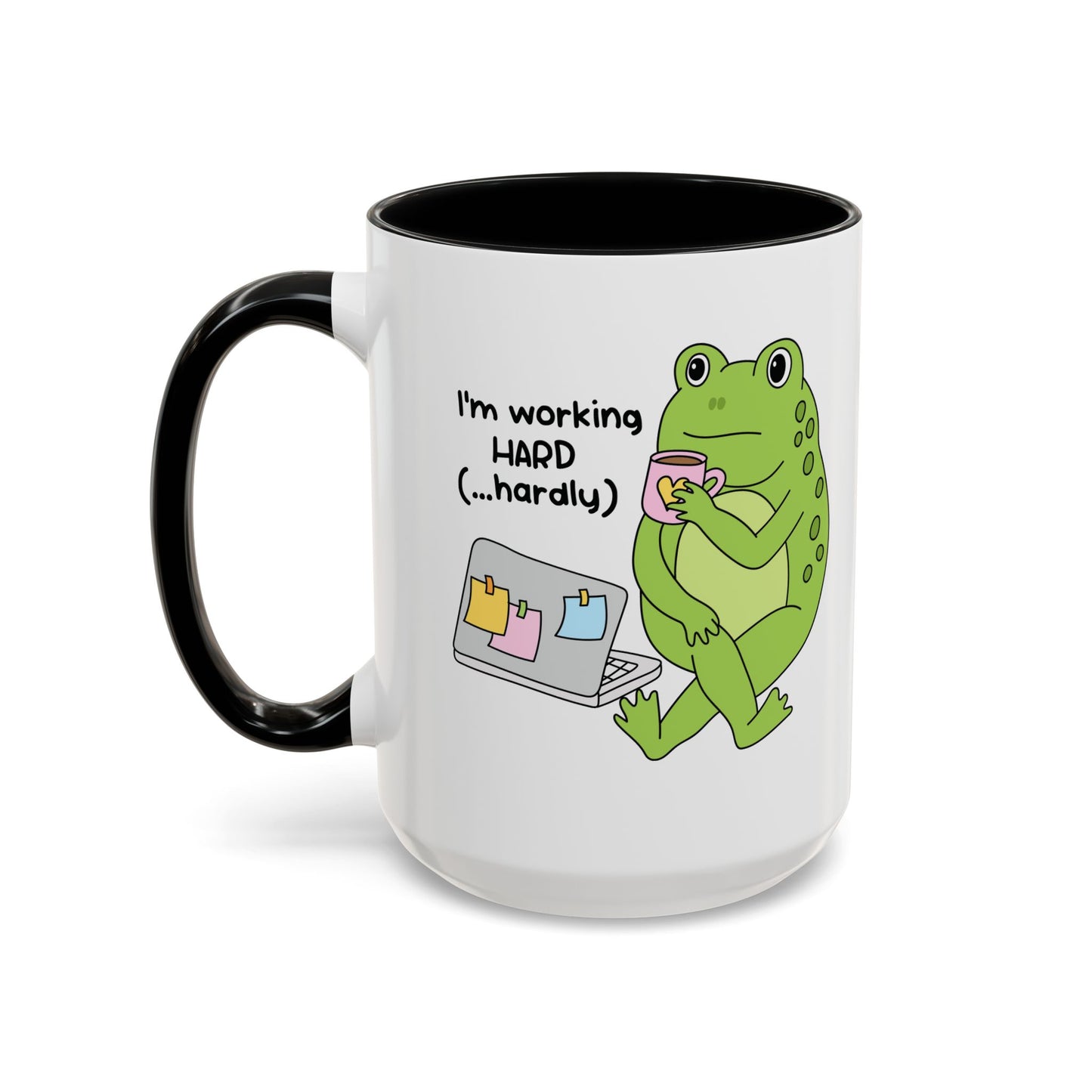I'm working hard mug