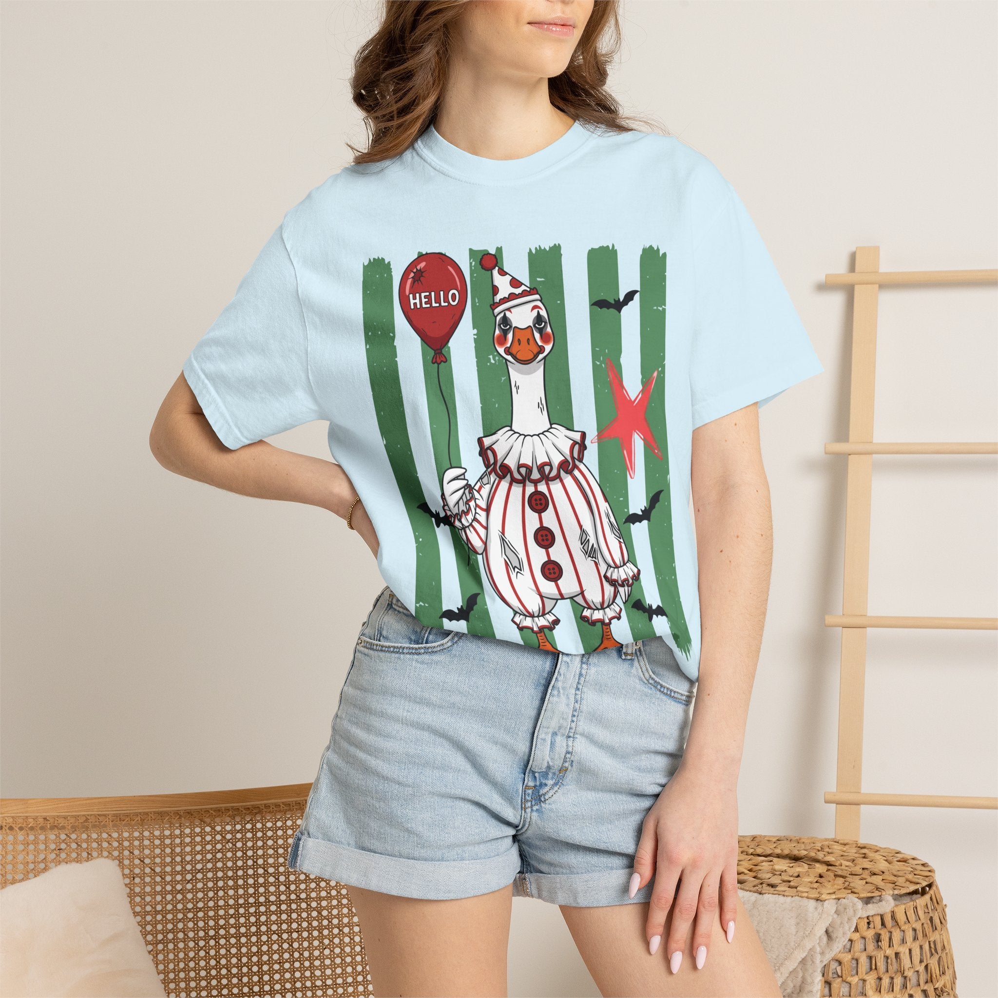 Halloween Clown Goose T-Shirt
