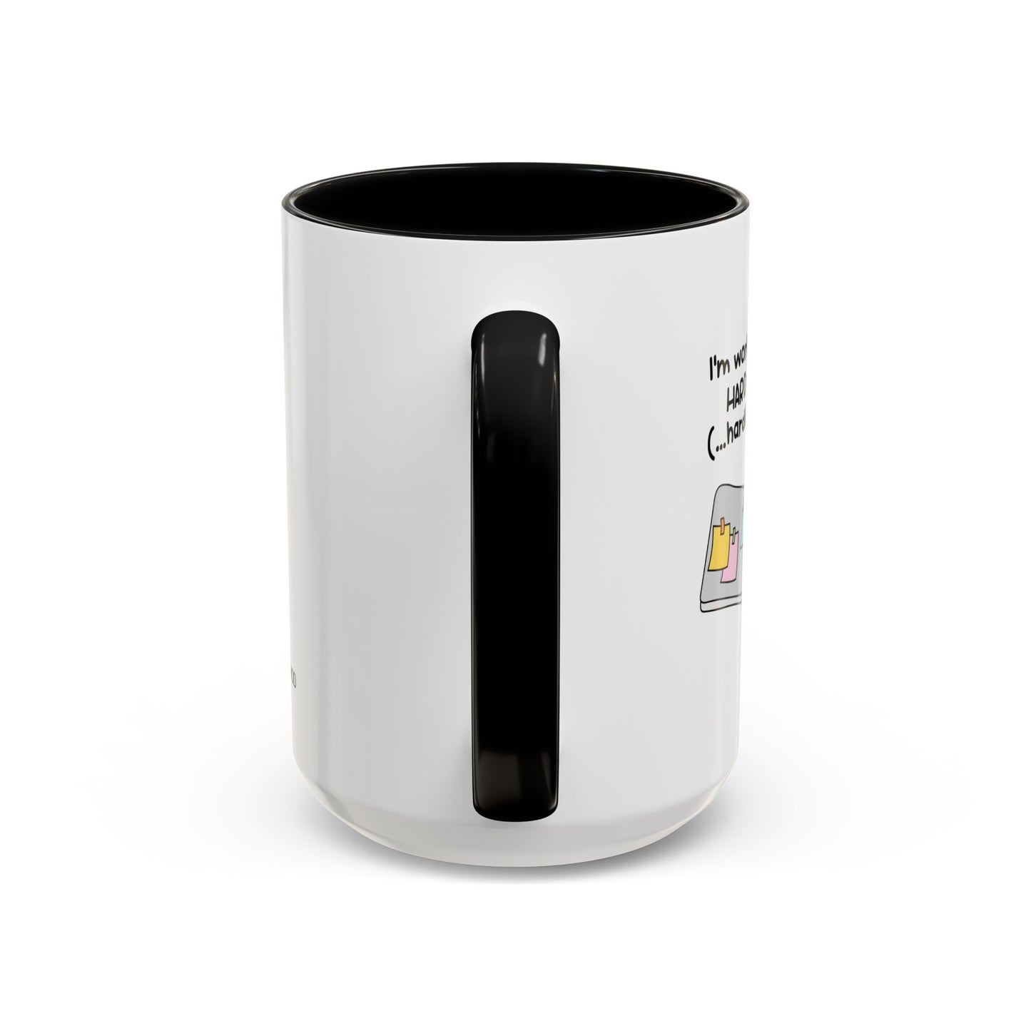 I'm working hard mug