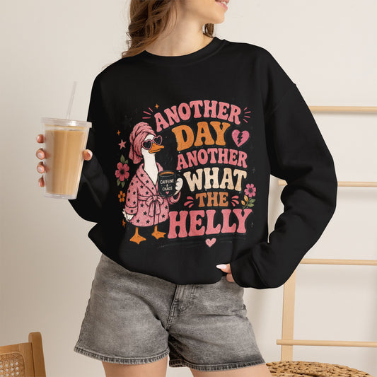 Women's Another Day Another What The Helly Crewneck Sweatshirt