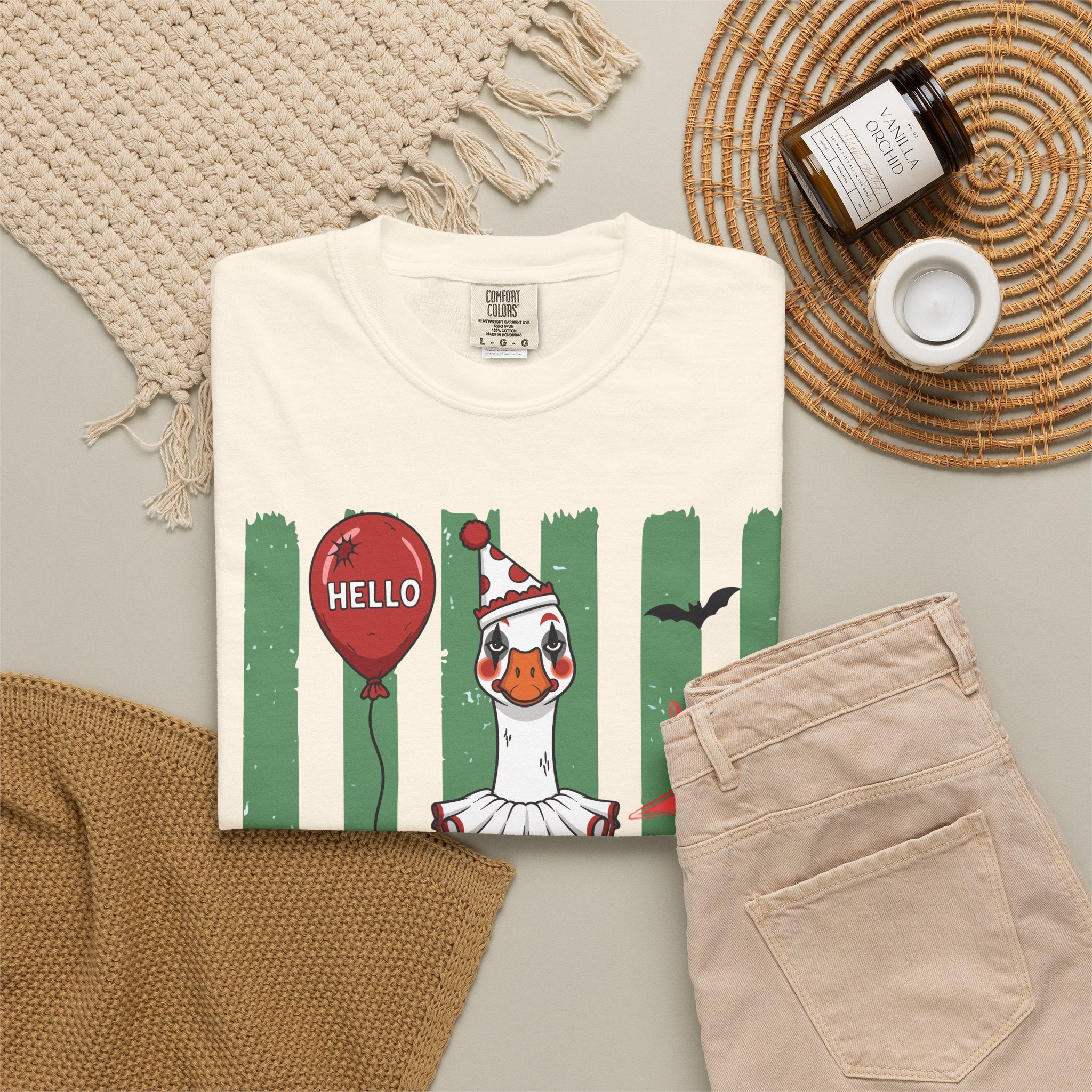 Halloween Clown Goose T-Shirt