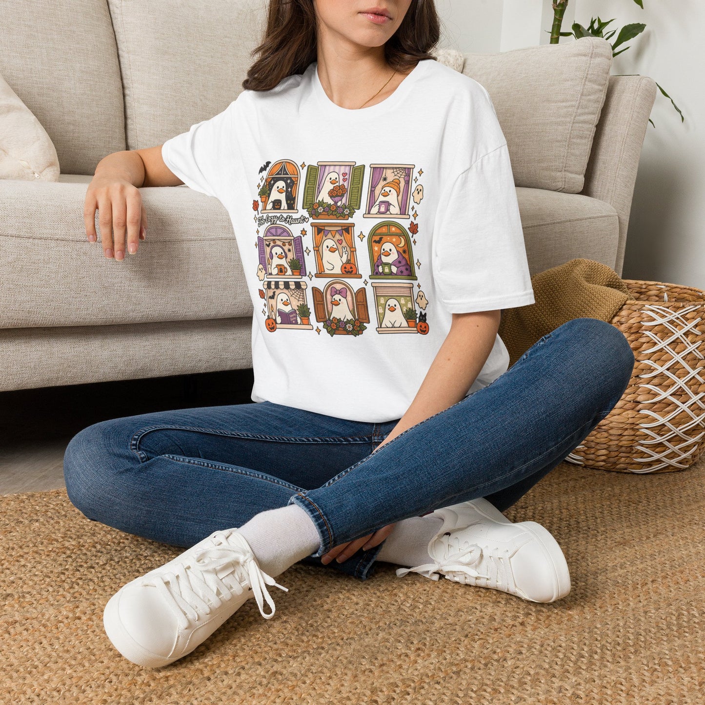 T-Shirt Too Cute To Haunt Goose