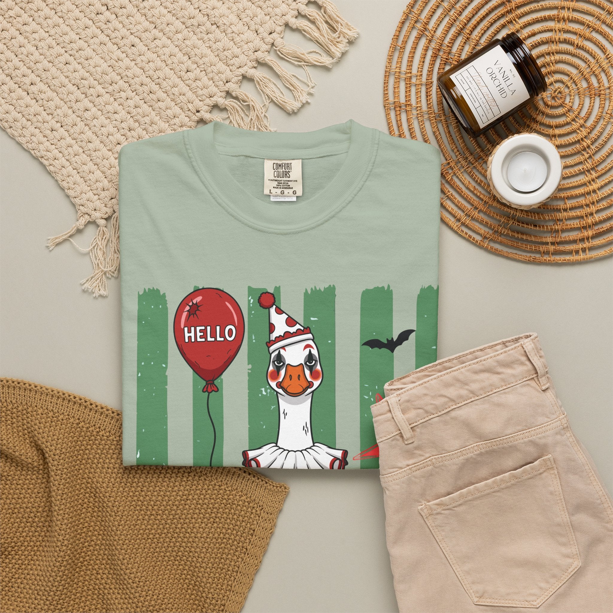 Halloween Clown Goose T-Shirt