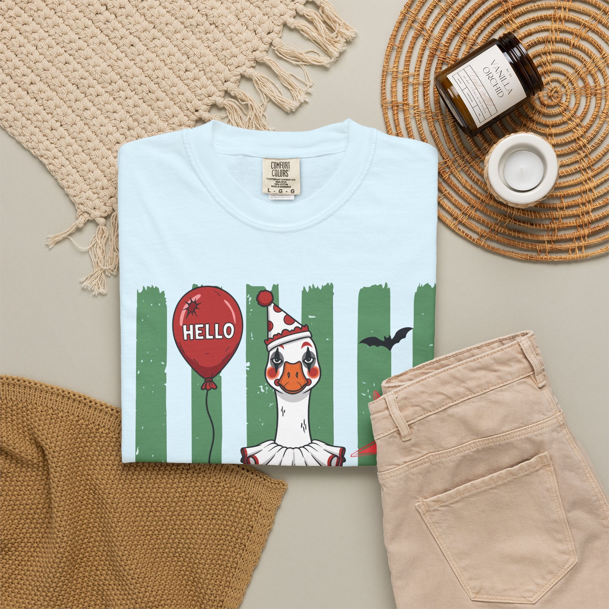 Halloween Clown Goose T-Shirt