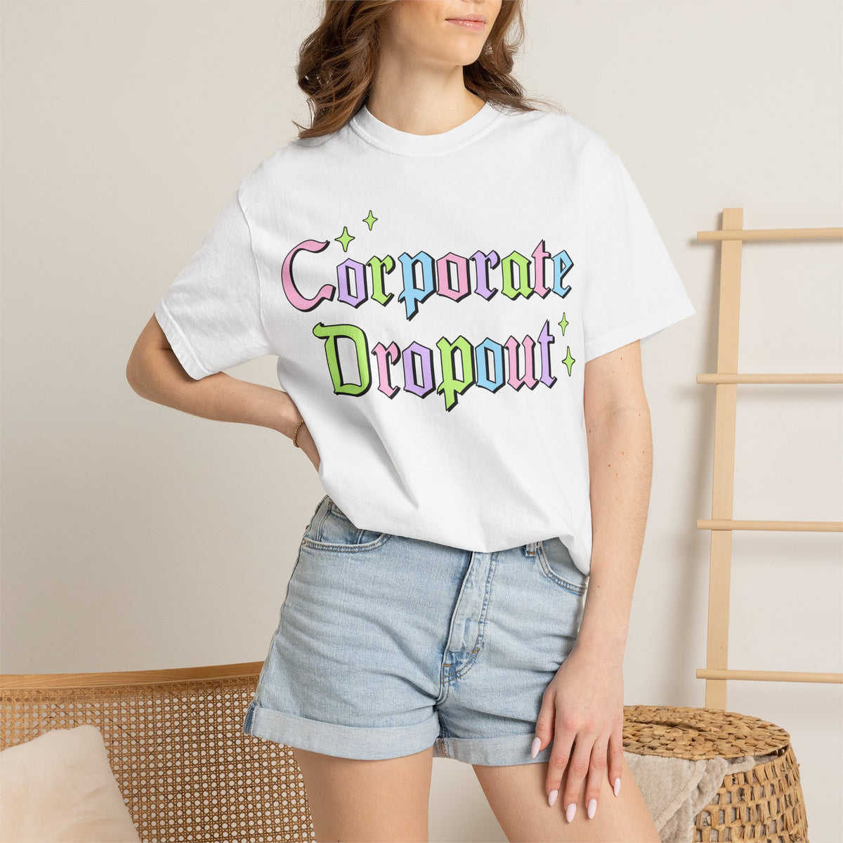Corporate Dropout Graphic T-Shirt