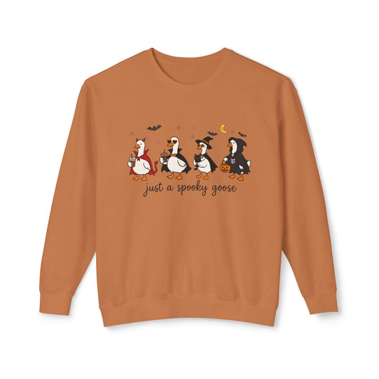Just A Spooky Goose Sweater