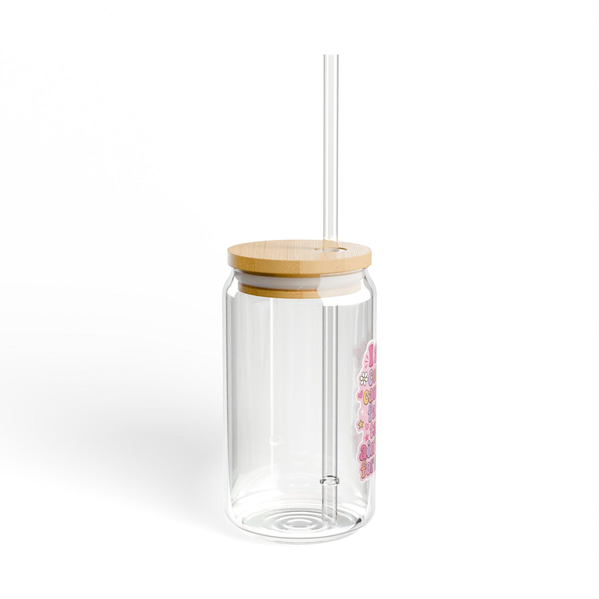 I Avoid Conflict Cus How Far I'll Take it Glass Tumblr 16 oz