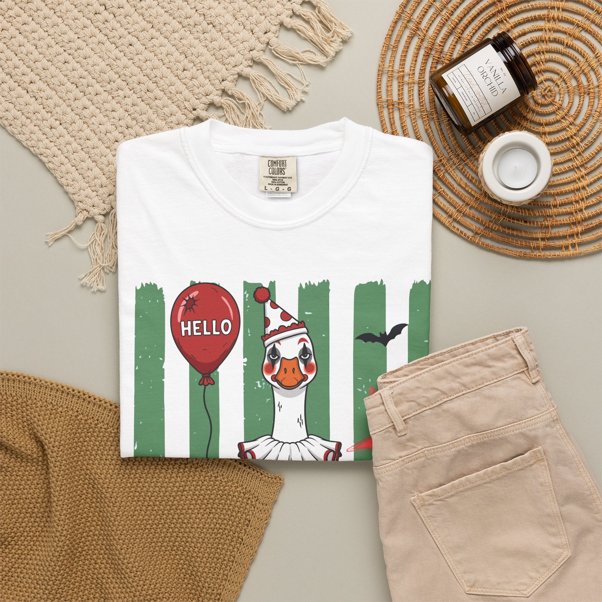 Halloween Clown Goose T-Shirt