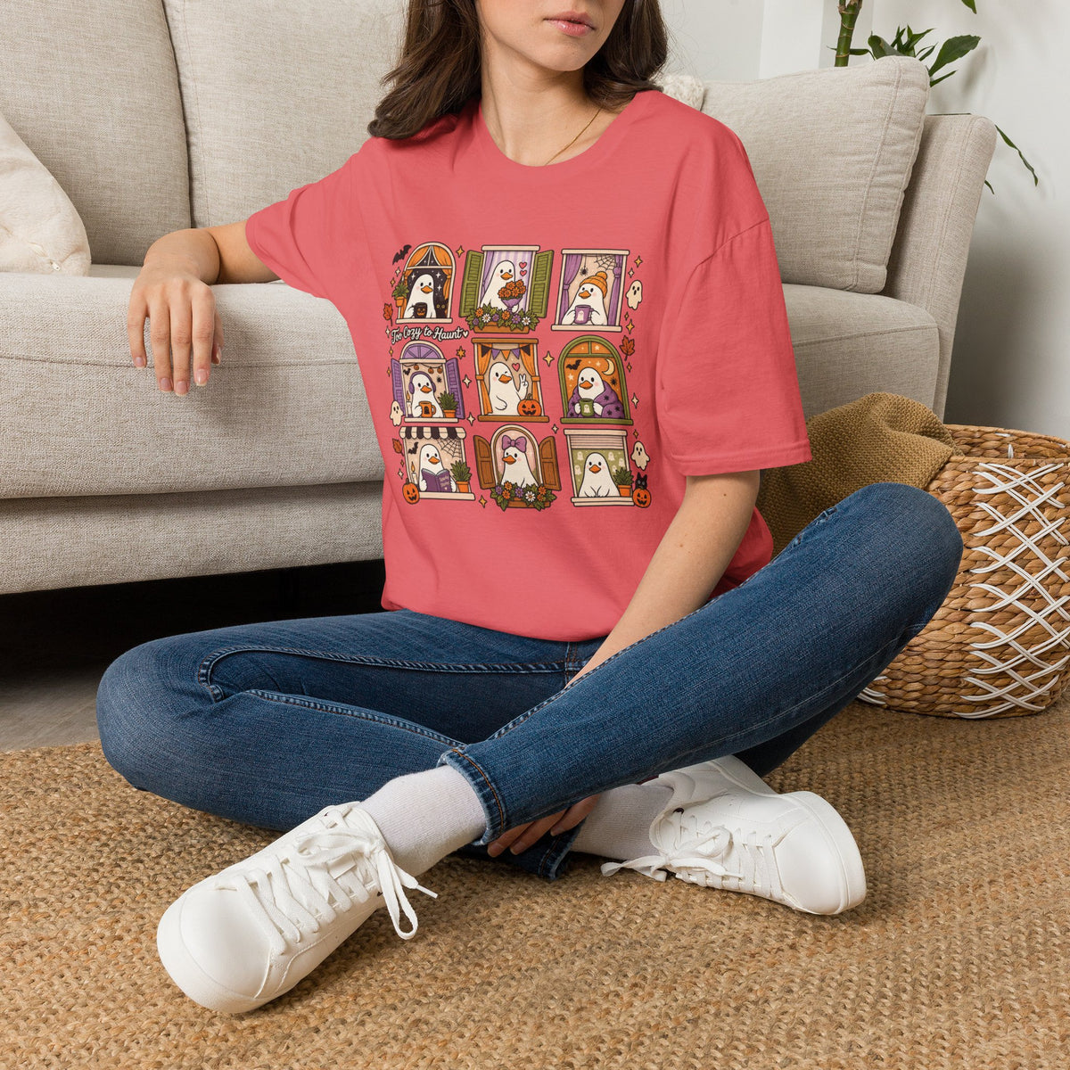 T-Shirt Too Cute To Haunt Goose