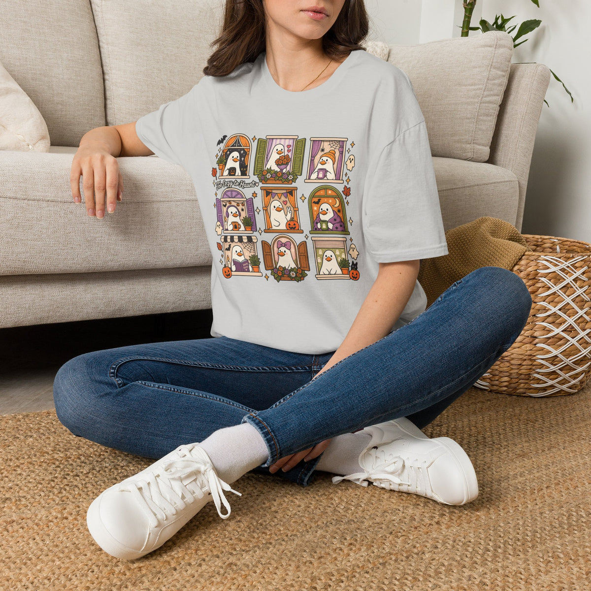 T-Shirt Too Cute To Haunt Goose
