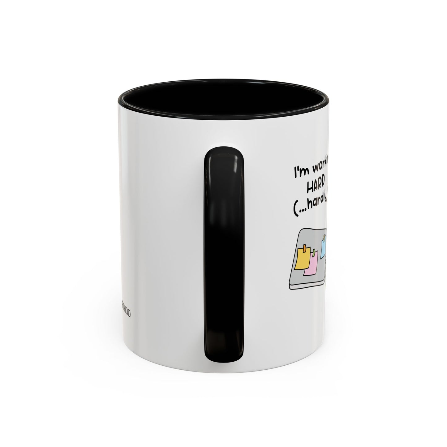I'm working hard mug