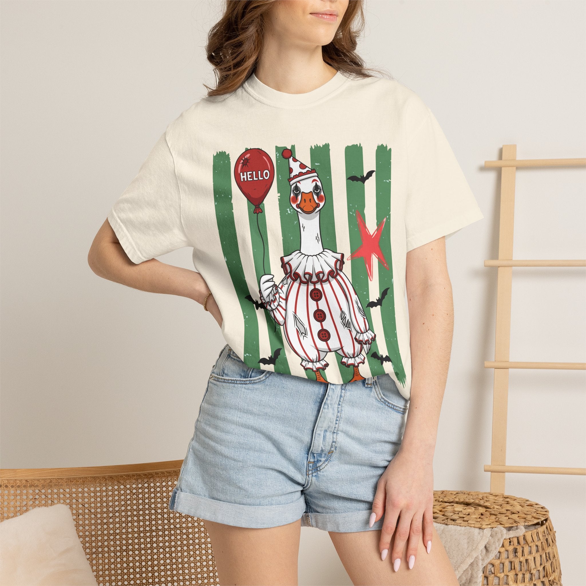 Halloween Clown Goose T-Shirt
