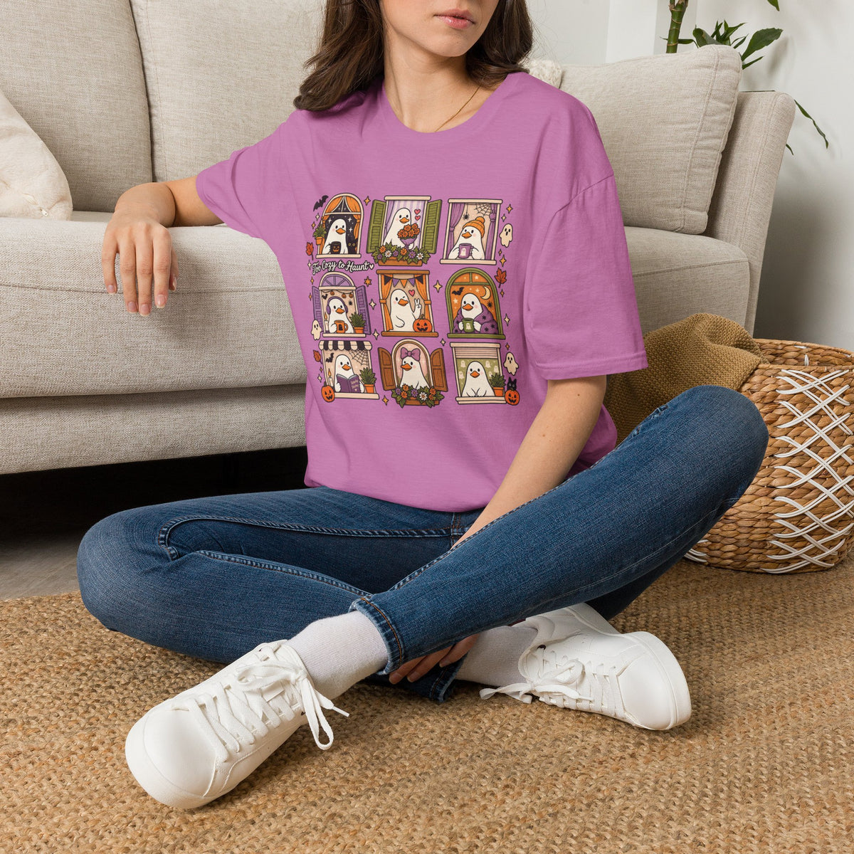 T-Shirt Too Cute To Haunt Goose