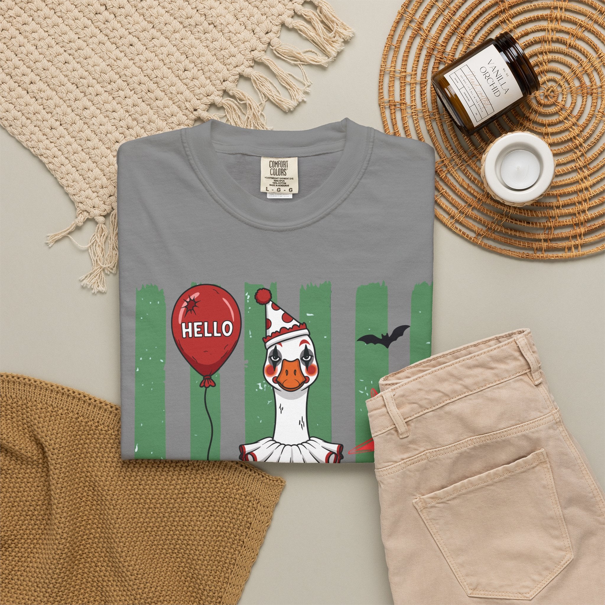 Halloween Clown Goose T-Shirt