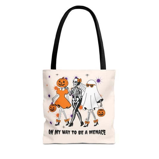 On My Way To Be A Menace Tote Bag