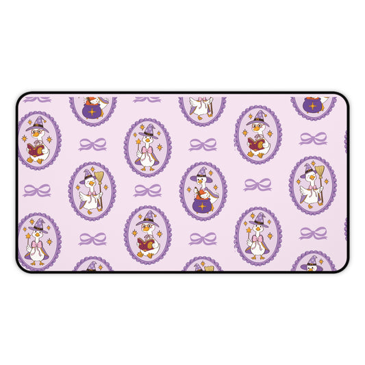 Lavender Goose Halloween Theme Desk Pad