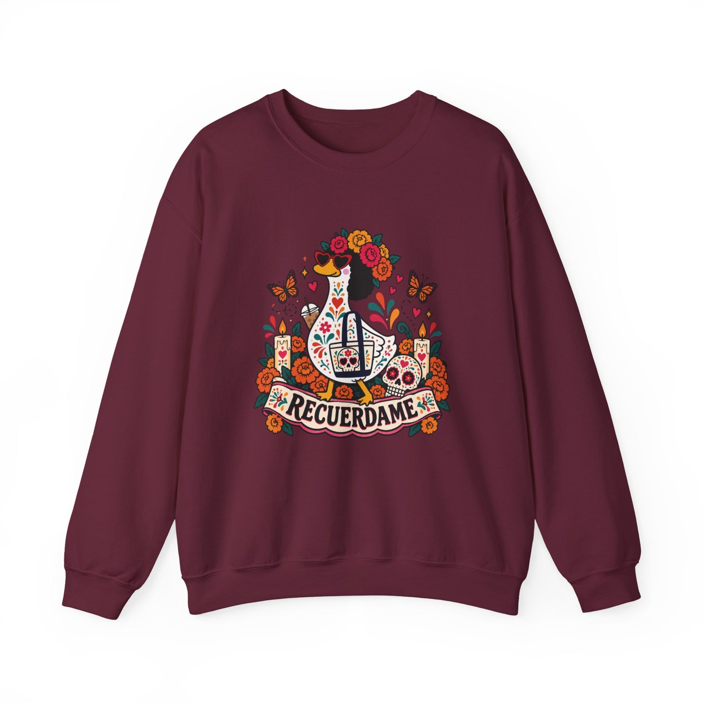 Dia De Los Muertos Recuerdame Crewneck