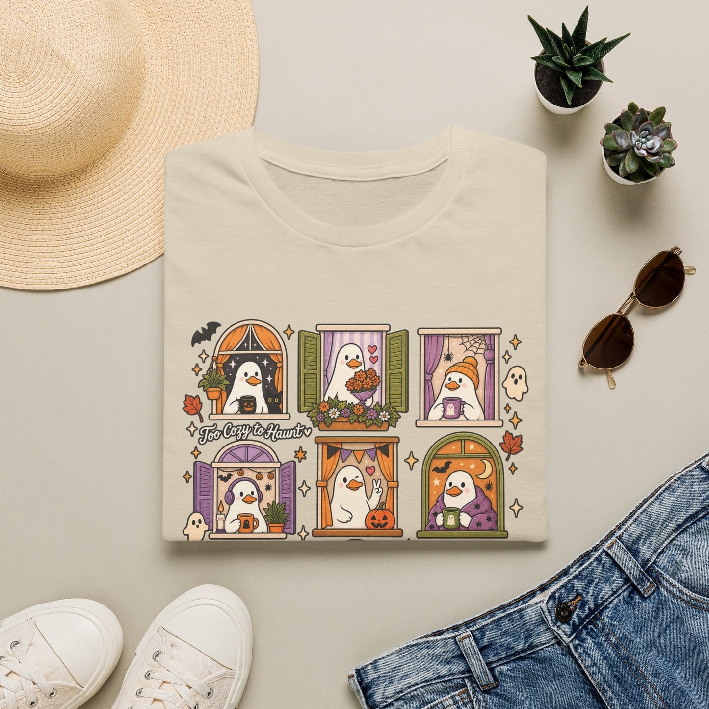 T-Shirt Too Cute To Haunt Goose
