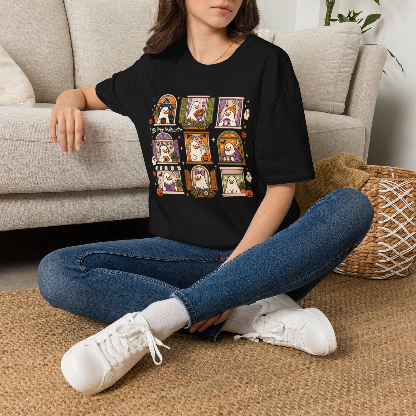 T-Shirt Too Cute To Haunt Goose