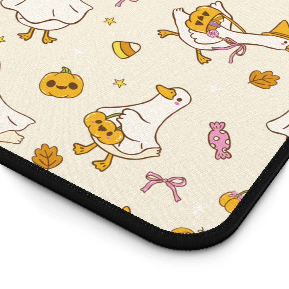 Halloween Goose Desk Mat — Pastel Spooky