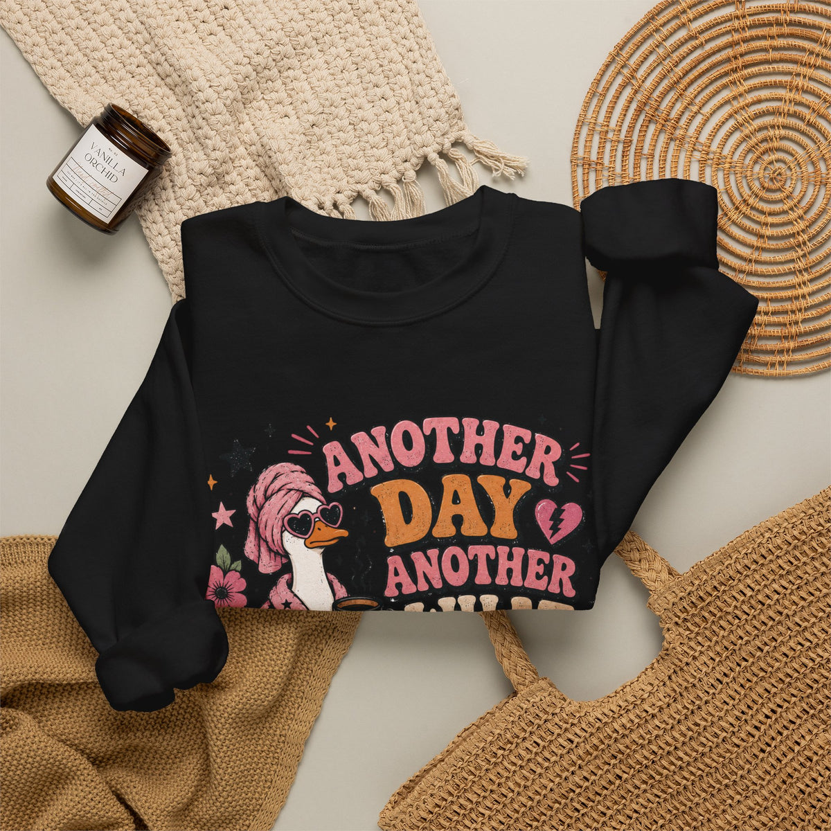 Women's Another Day Another What The Helly Crewneck Sweatshirt
