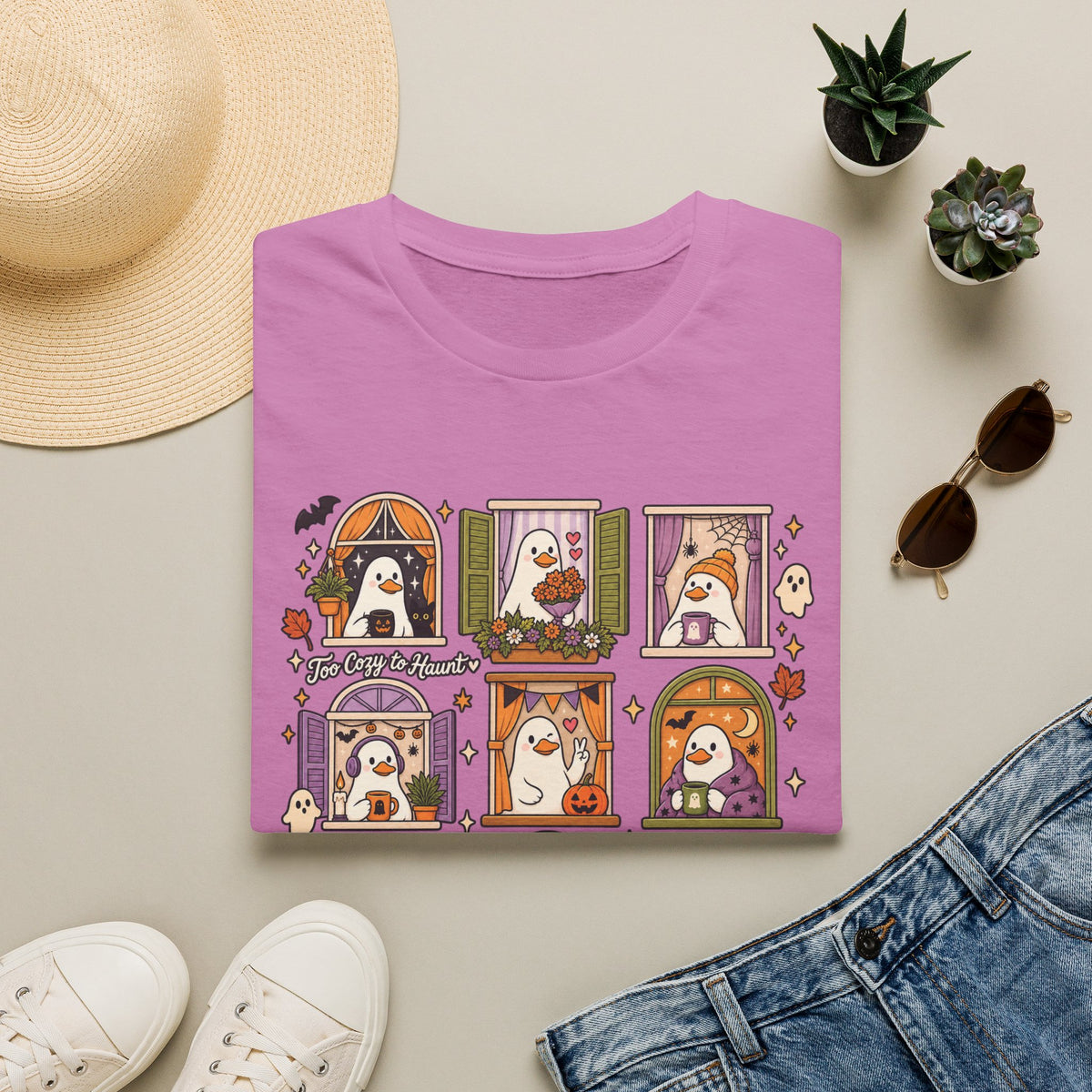 T-Shirt Too Cute To Haunt Goose