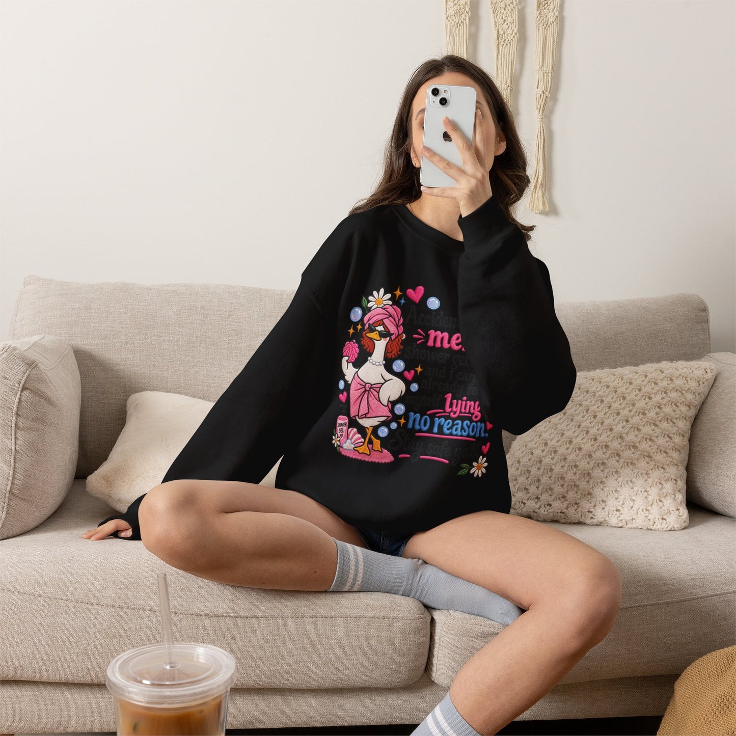 "Accidentally Used Men's Shower Gel" Crewneck