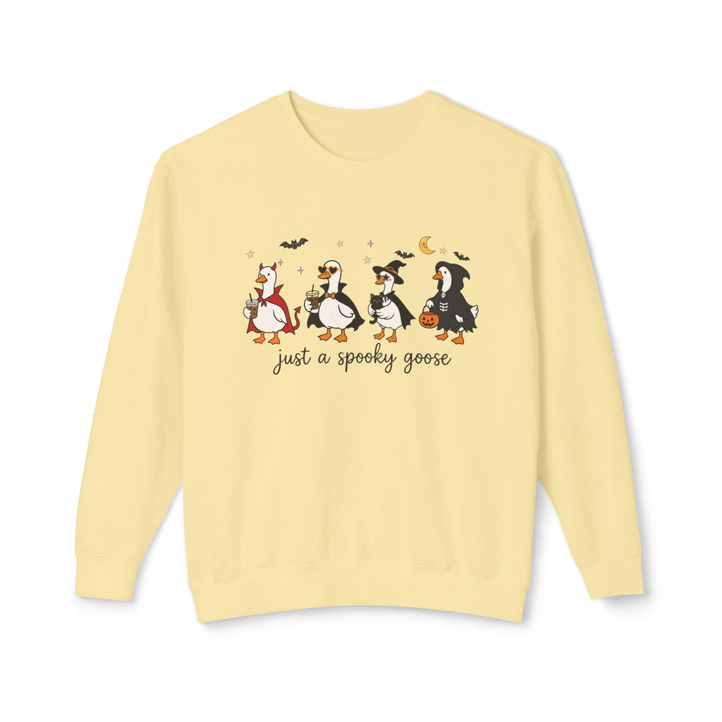 Just A Spooky Goose Sweater