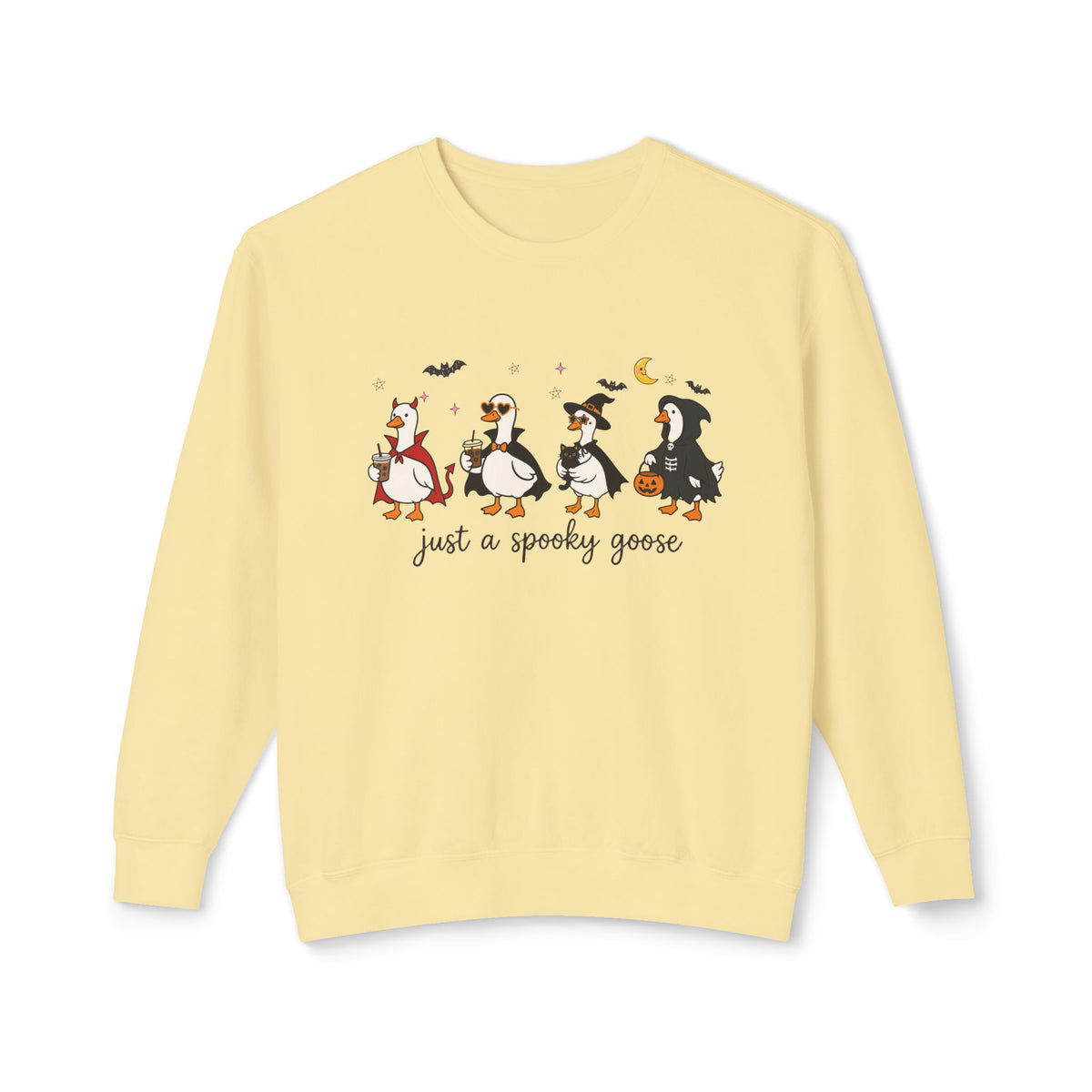 Just A Spooky Goose Sweater