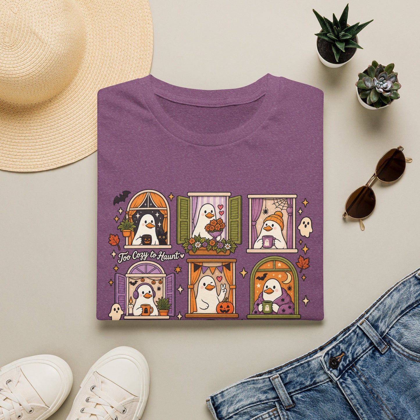 T-Shirt Too Cute To Haunt Goose