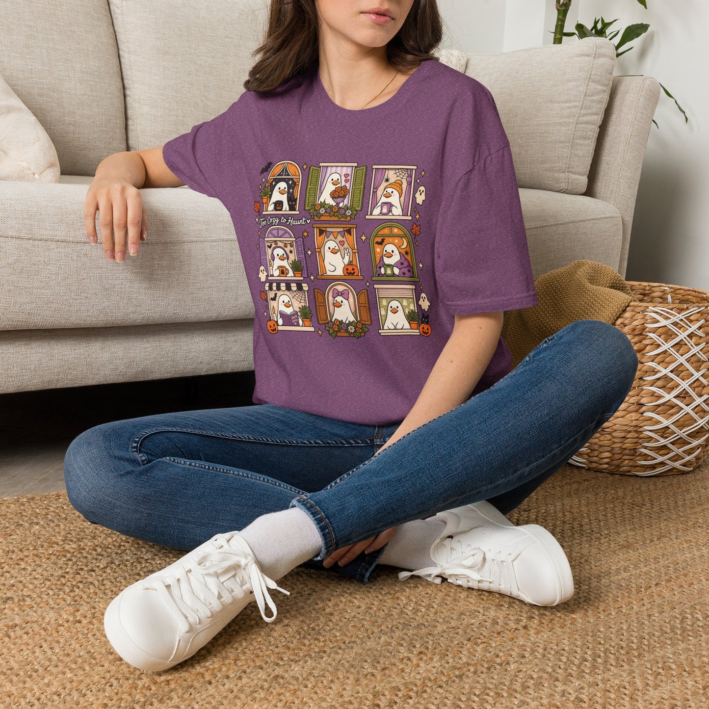 T-Shirt Too Cute To Haunt Goose