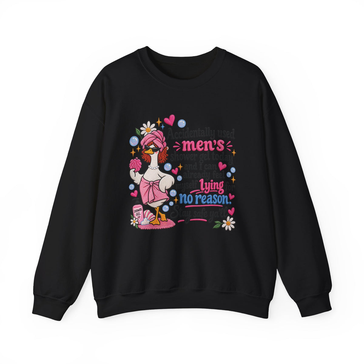 "Accidentally Used Men's Shower Gel" Crewneck