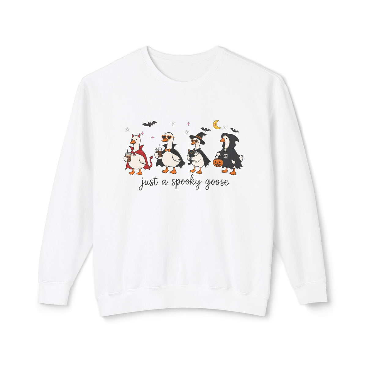 Just A Spooky Goose Sweater
