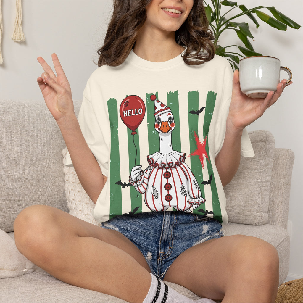 Halloween Clown Goose T-Shirt