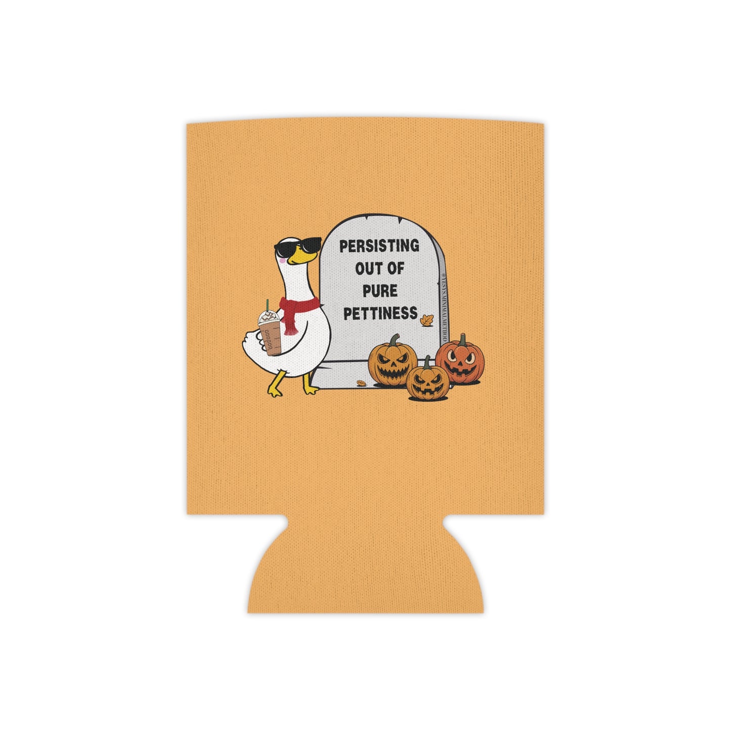 Halloween Goose Can Cooler – "Persisting Out of Pure Pettiness" Cute Spooky Drink Holder
