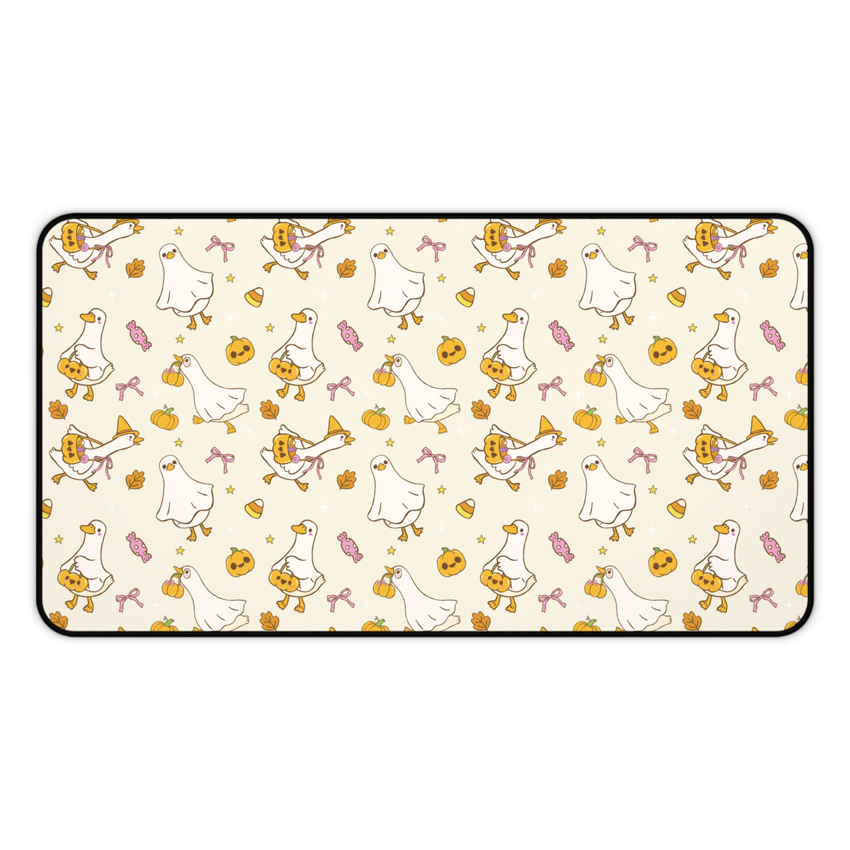 Halloween Goose Desk Mat — Pastel Spooky