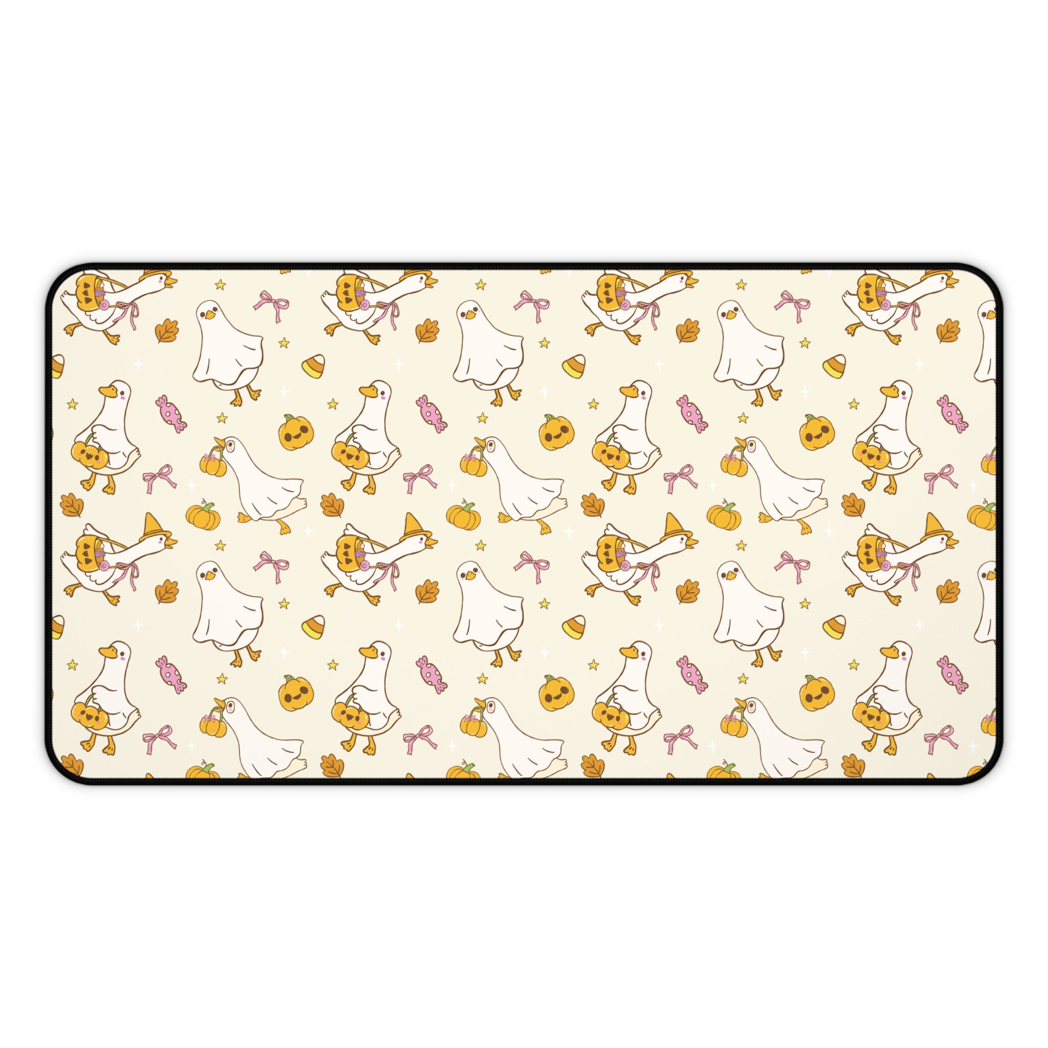 Halloween Goose Desk Mat — Pastel Spooky