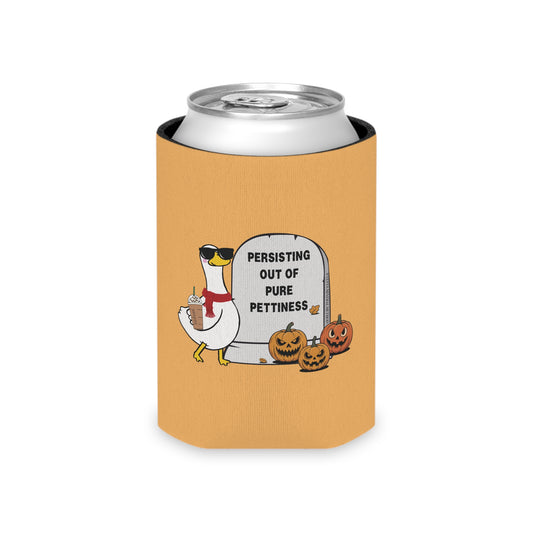 Halloween Goose Can Cooler – "Persisting Out of Pure Pettiness" Cute Spooky Drink Holder
