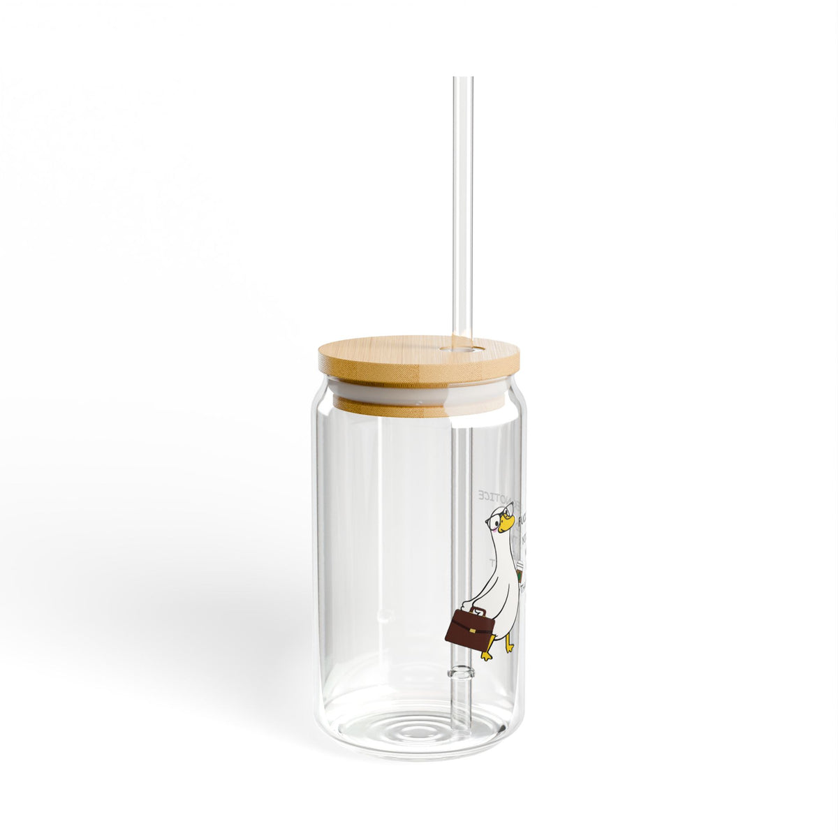 F*ck A Two Week Notice Glass Tumblr 16 oz