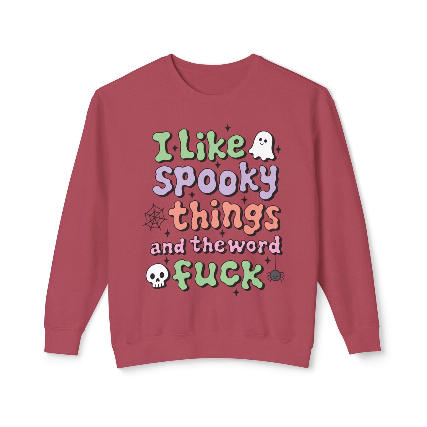 Women's Crewneck "I Like Spooky Things"
