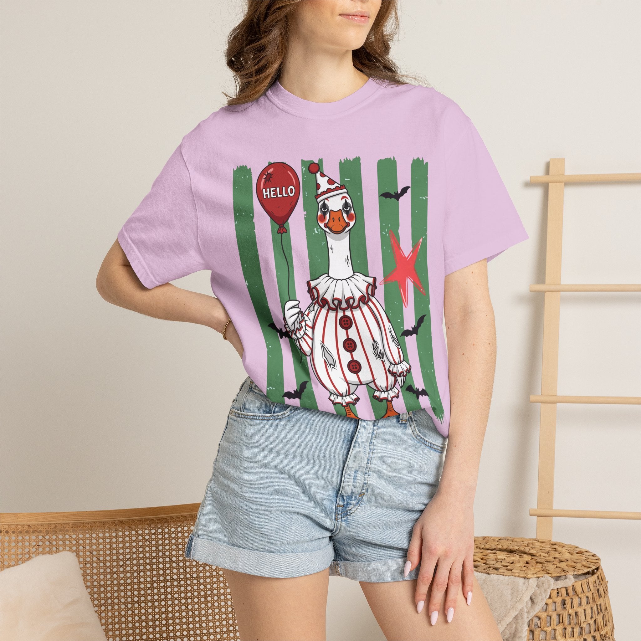 Halloween Clown Goose T-Shirt