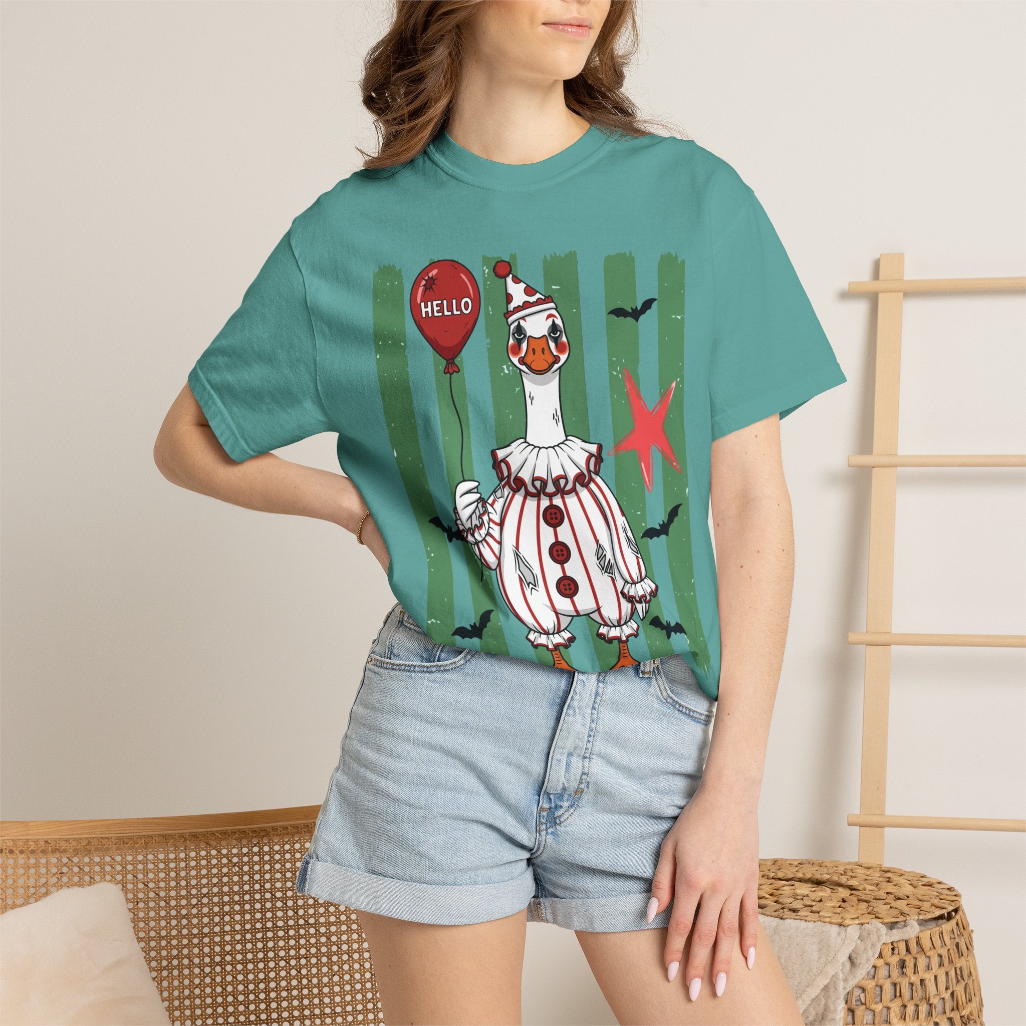 Halloween Clown Goose T-Shirt