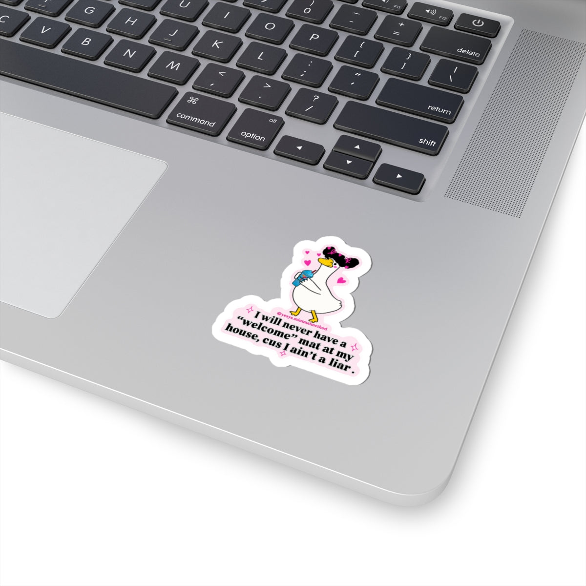 International *I Will Never Have Sticker Laptop Decal