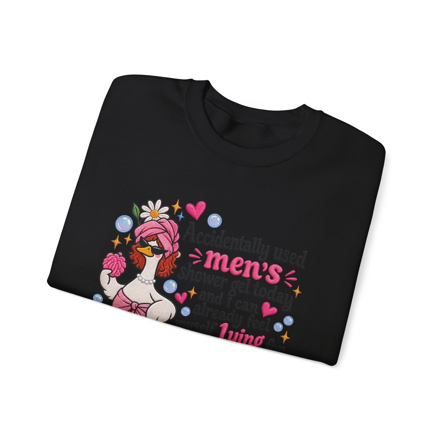 "Accidentally Used Men's Shower Gel" Crewneck