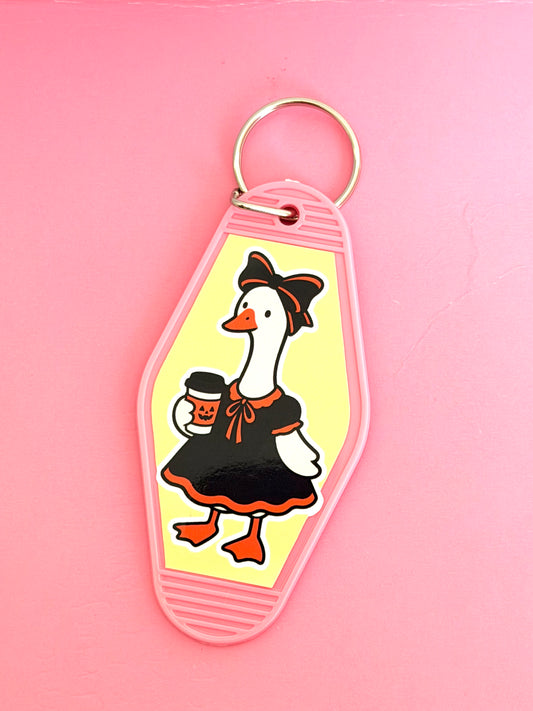 Fall Goose Keychain